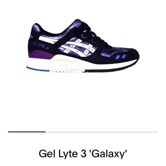 Mens Asics Gel Lyte 3 Galaxy shoes size 10 with box - Picture 8 of 8